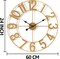Sorbus Large Wall Clock - 24-inch Decorative Numeral Wall Clock - Battery Operated Analog - Living Room and Kitchen Décor